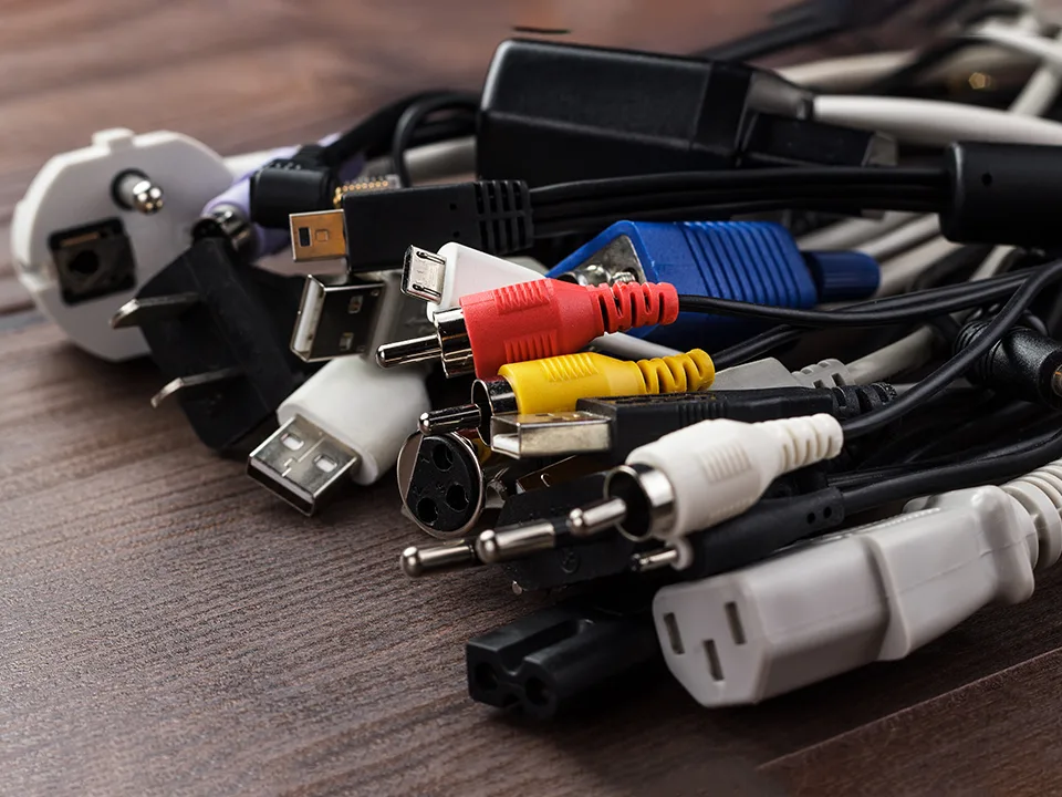 A bunch of Cables